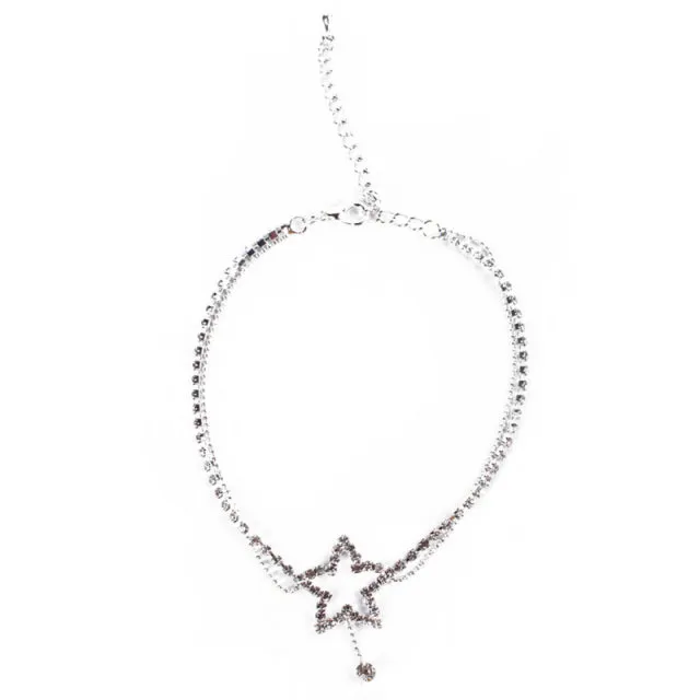 Heart Shaped Charm Rope String Anklets for Woman