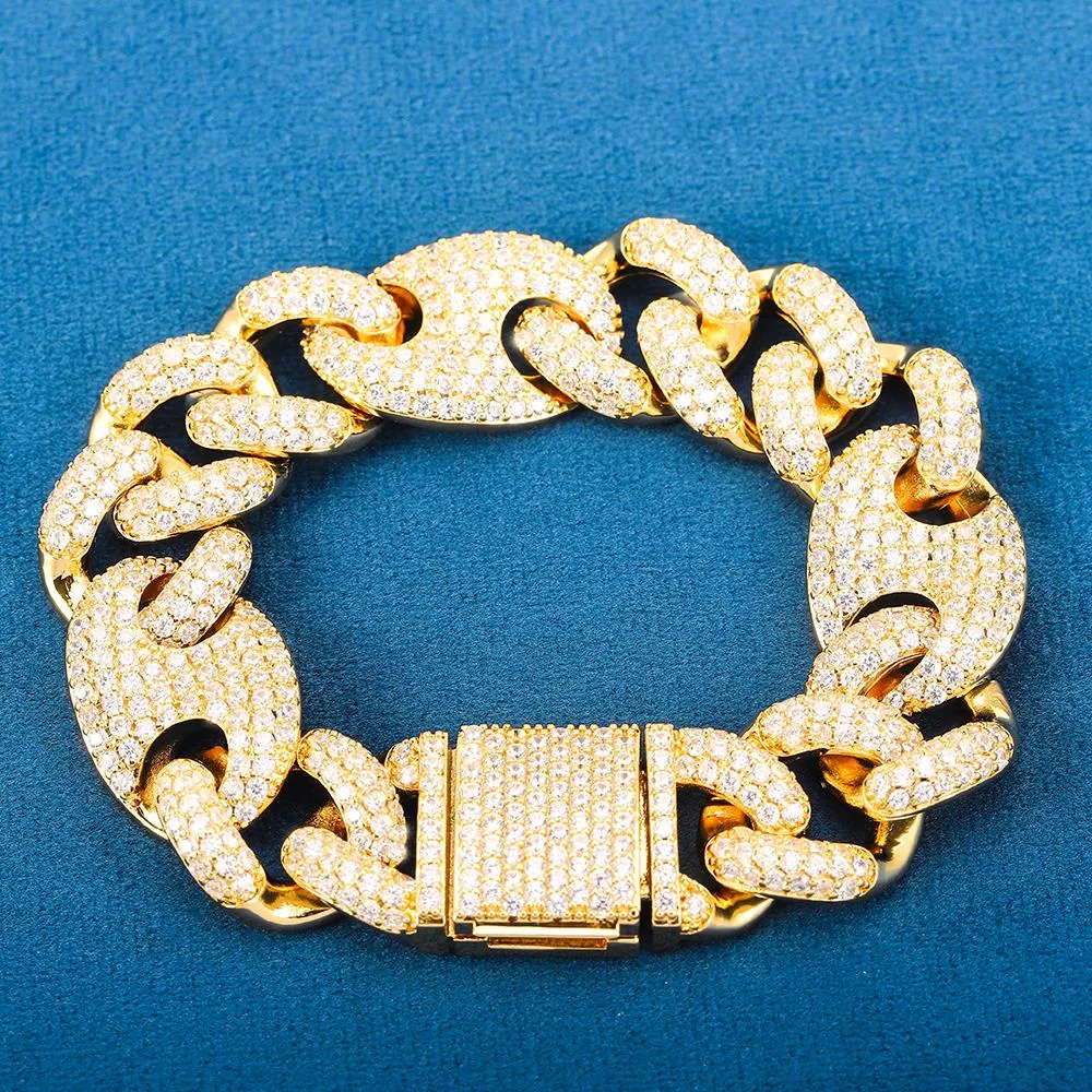 High Quality 5A New 18mm Miami Cuban Bracelet Chain Men