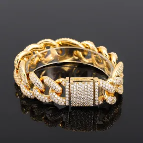 High Quality 5A New 18mm Miami Cuban Bracelet Chain Men