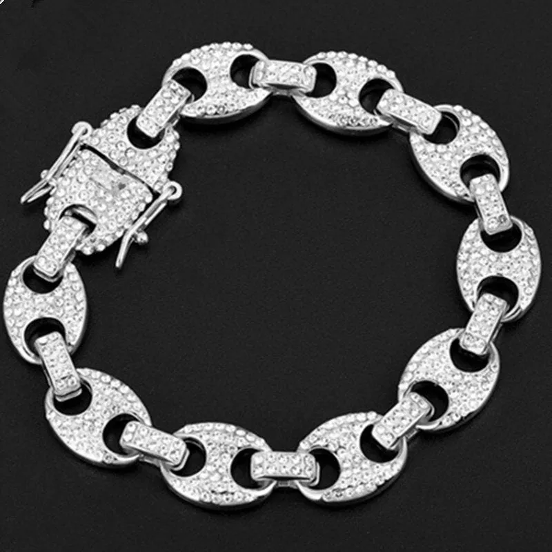 Hip Hop Necklaces Miami Iced Out Cuban Chain
