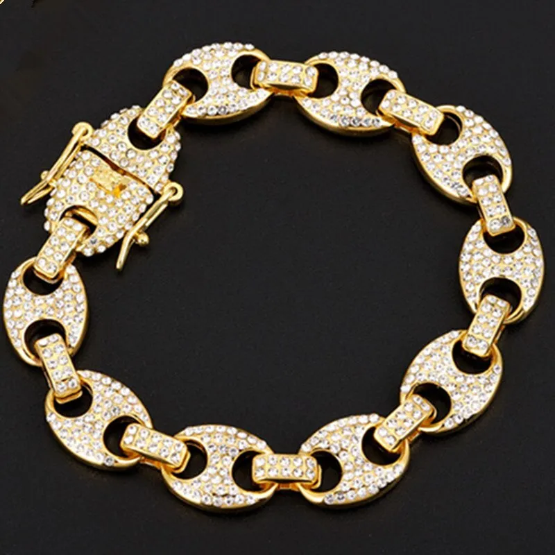 Hip Hop Necklaces Miami Iced Out Cuban Chain