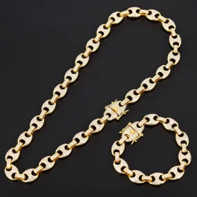 Hip Hop Necklaces Miami Iced Out Cuban Chain