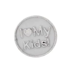 I Love My Kids Floating Charms For Glass Living Memory Lockets