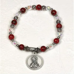 Immaculate Heart of Mary - Italian Charm Bracelet - Pack of 4