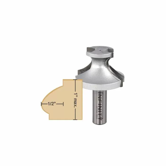 Infinity Tools 1/2" Shank Classical Bead Router Bit