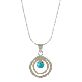 Infinity Universe Necklace  - Turquoise