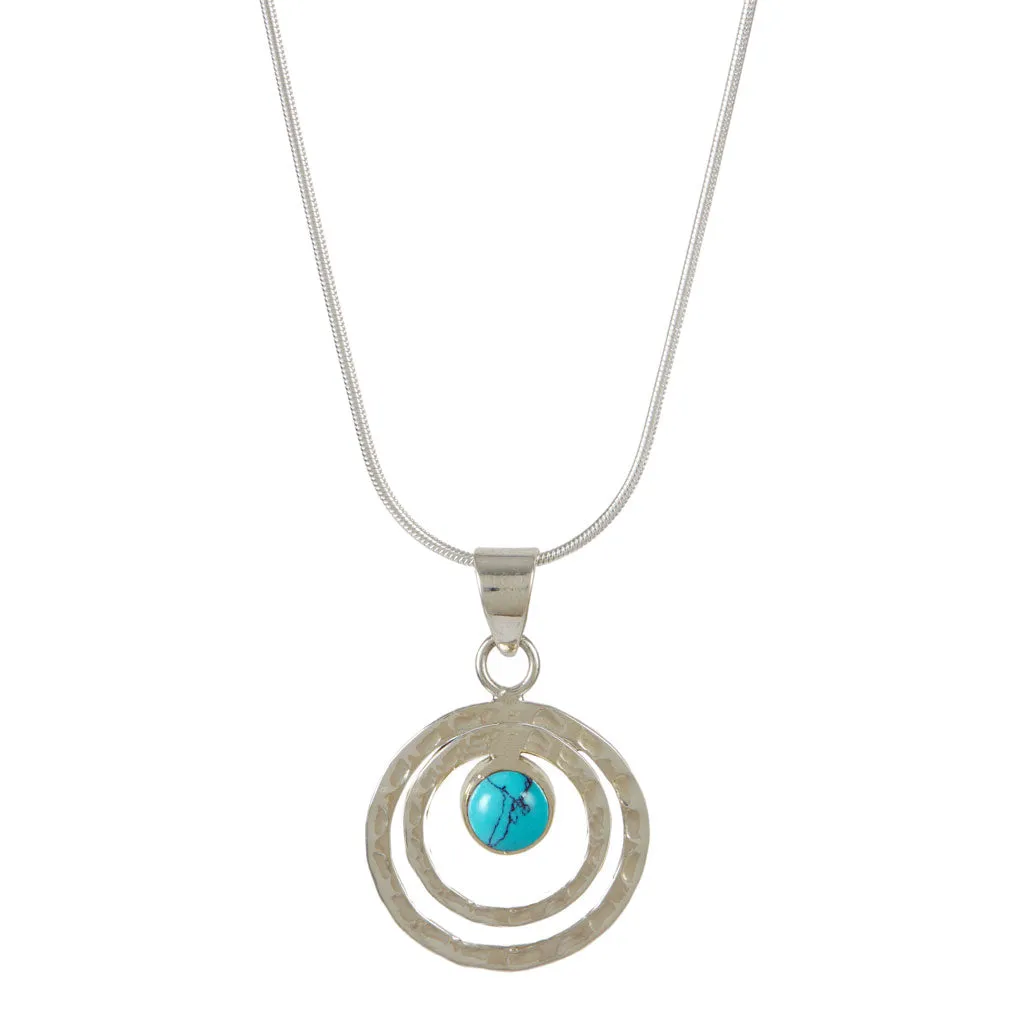 Infinity Universe Necklace  - Turquoise