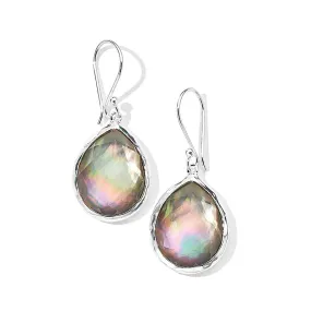 IPPOLITA Teardrop Sterling Silver Earrings in Black Shell - ROCK CANDY