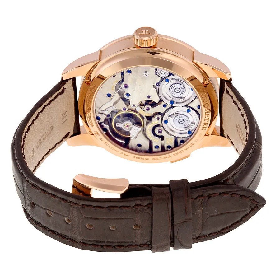Jaeger LeCoultre Duometre a Quantieme Lunaire Silver Dial Mechanical Men's Watch Q6042521