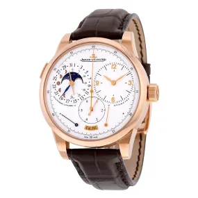 Jaeger LeCoultre Duometre a Quantieme Lunaire Silver Dial Mechanical Men's Watch Q6042521
