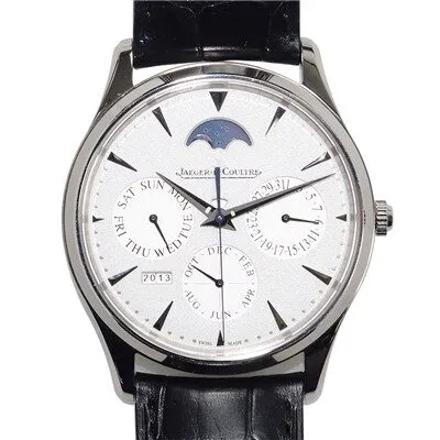 Jaeger LeCoultre Master Ultra Thin Perpetual Calendar White Gold Men's Watch Q1303520