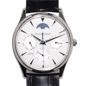 Jaeger LeCoultre Master Ultra Thin Perpetual Calendar White Gold Men's Watch Q1303520