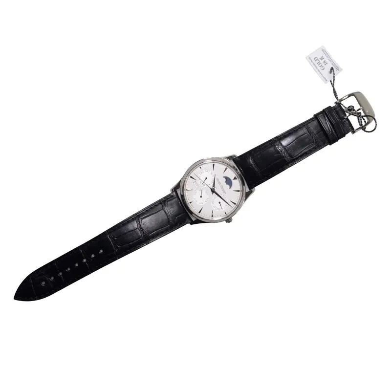 Jaeger LeCoultre Master Ultra Thin Perpetual Calendar White Gold Men's Watch Q1303520