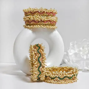 Jassi Pair of Polki Chunky Bangles
