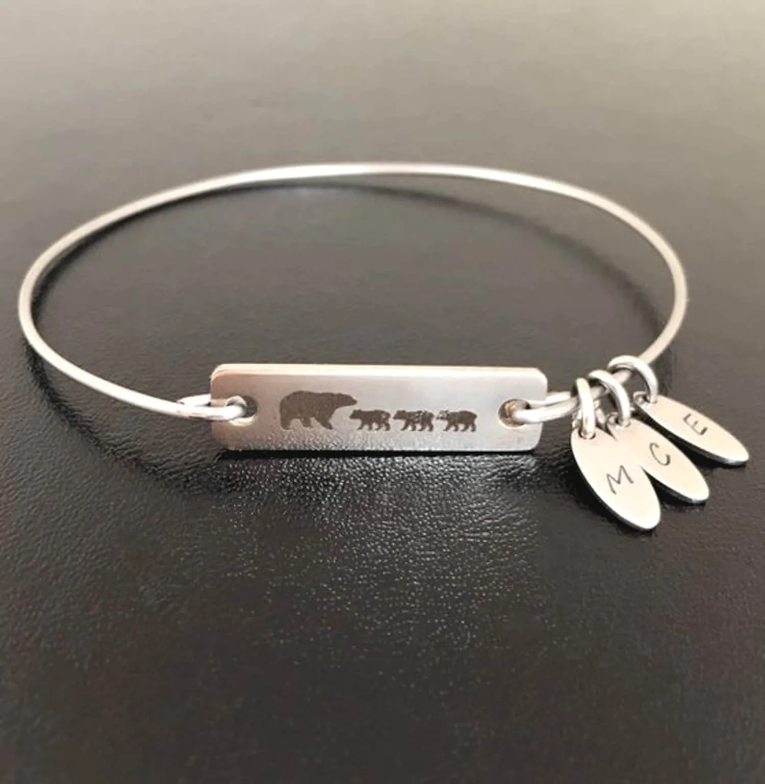 Mama Bear Bracelet with Charms Mom Jewelry Personalized Gift  Mom Gift Idea Mothers Day Gift Mom Birthday Gift from Daughter from Son Kids
