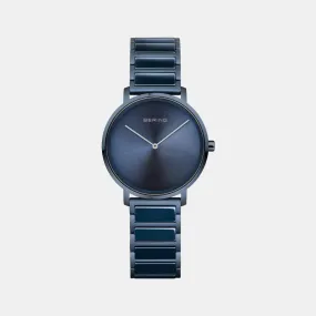 Men's Blue Analog Ceramic Watch 18531-797