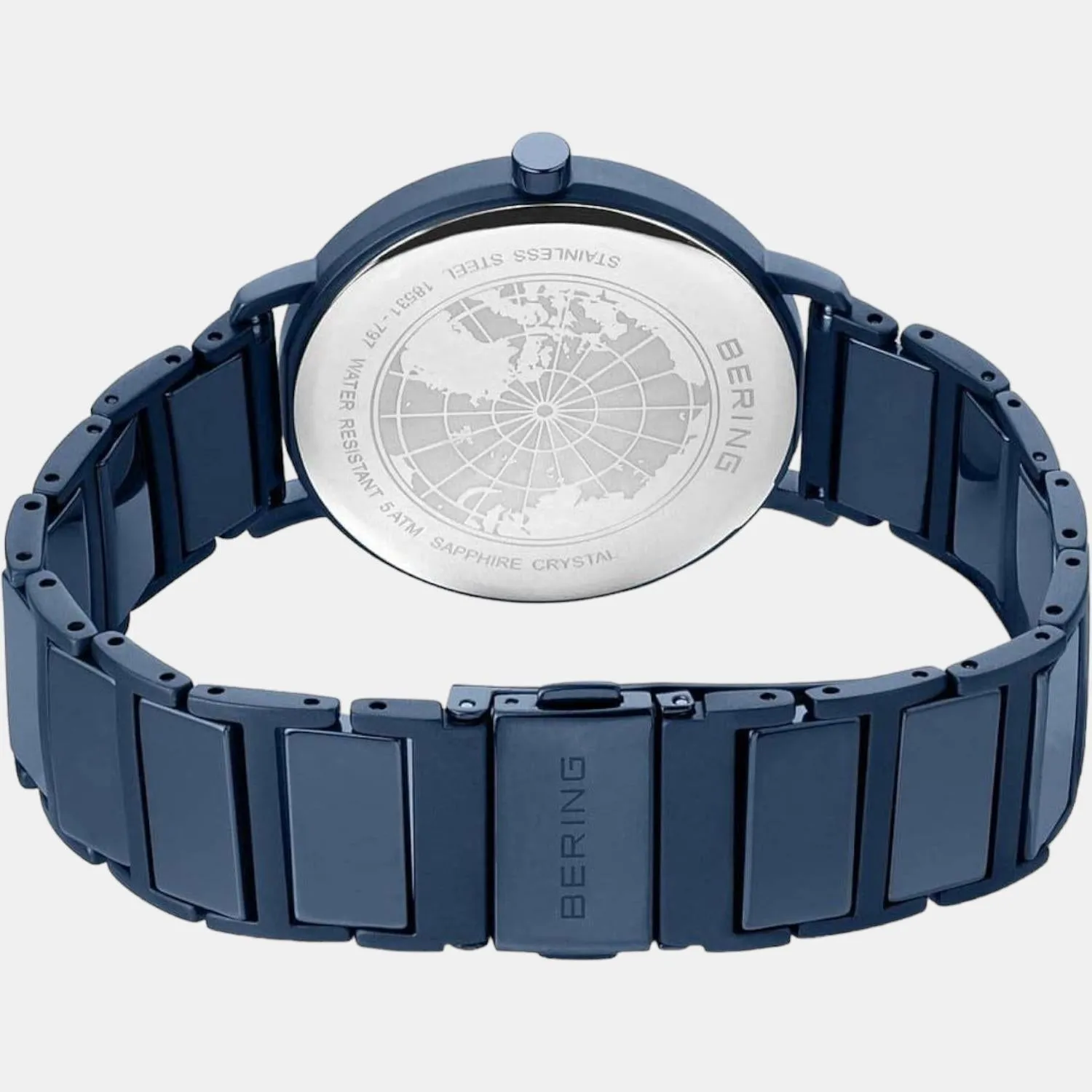 Men's Blue Analog Ceramic Watch 18531-797