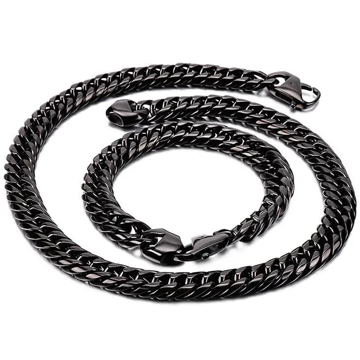 Mens Bracelets Gold Plated Chain Necklace For Men