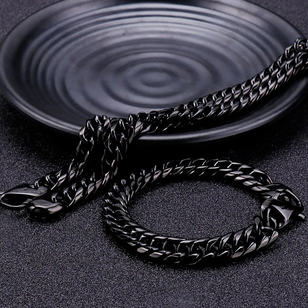 Mens Bracelets Gold Plated Chain Necklace For Men