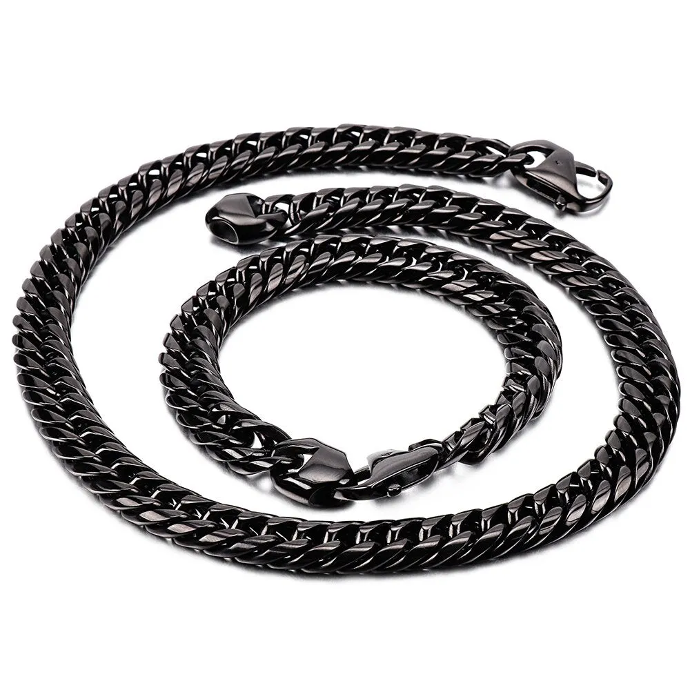 Mens Bracelets Gold Plated Chain Necklace For Men