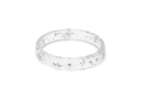 Midi Silver Foil Starburst Duchess Bangle