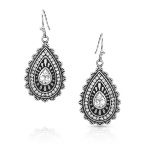 Montana Silversmith Purely & Primal Teardrop Silver Earrings ER5039