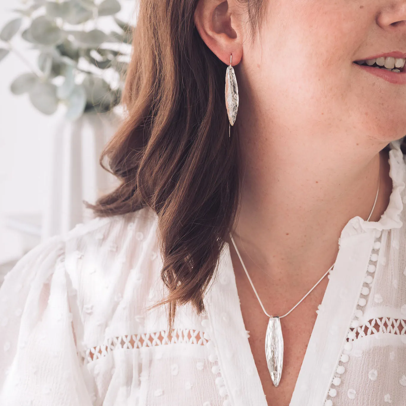 Morgan Long Silver Pendant Necklace