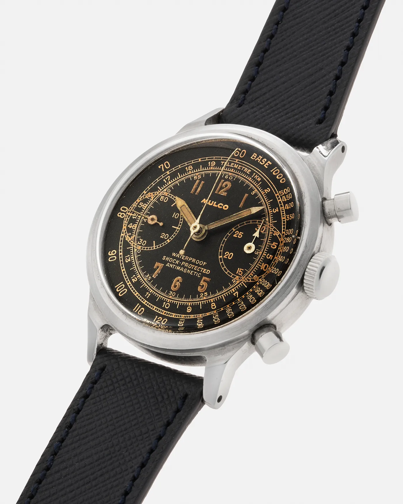Mulco Black Gilt Spillman Chronograph