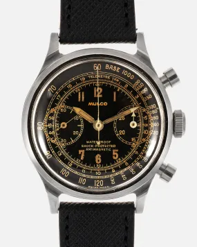 Mulco Black Gilt Spillman Chronograph