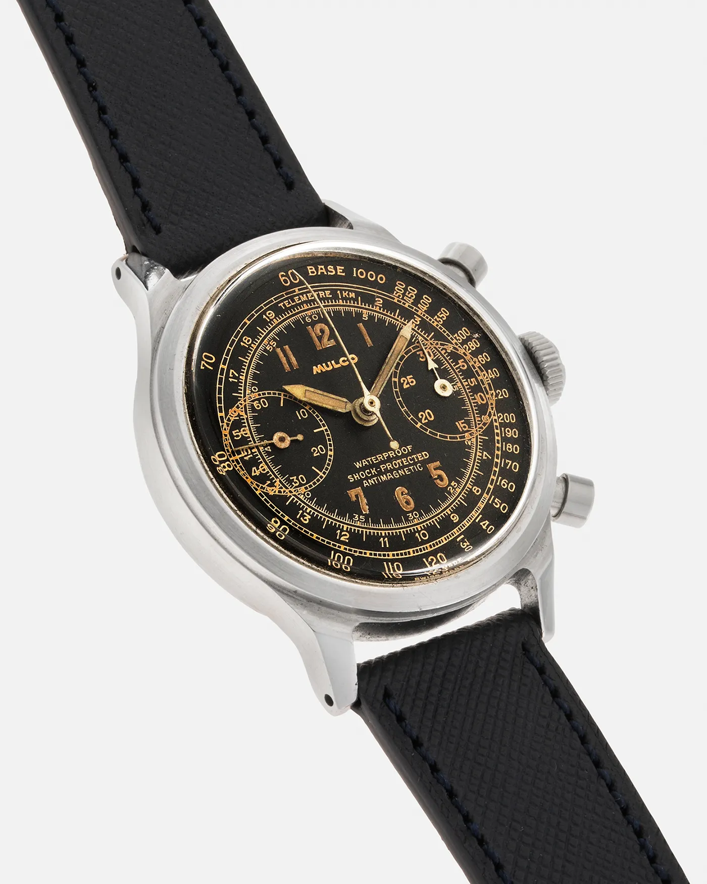 Mulco Black Gilt Spillman Chronograph