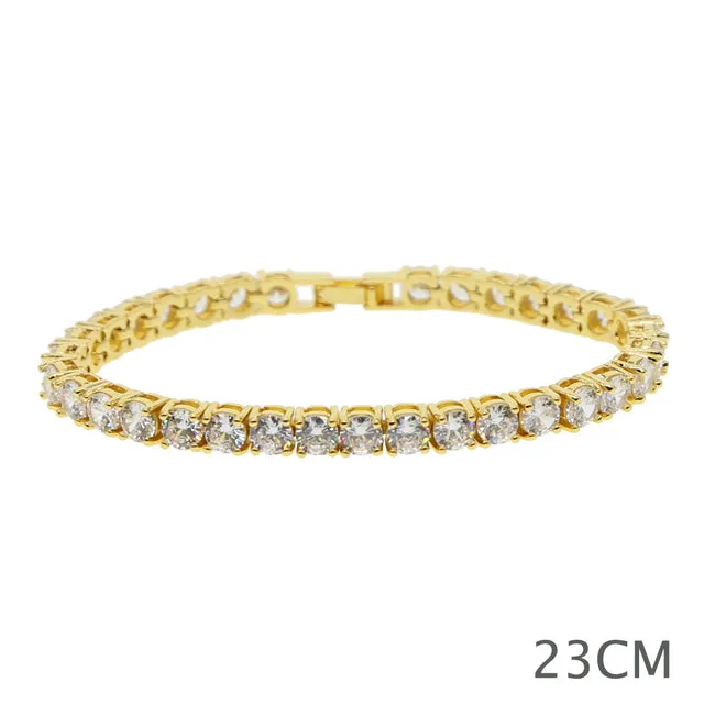 New 5A CZ Zircon Charm Anklet
