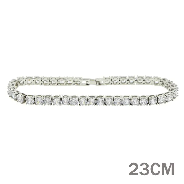 New 5A CZ Zircon Charm Anklet
