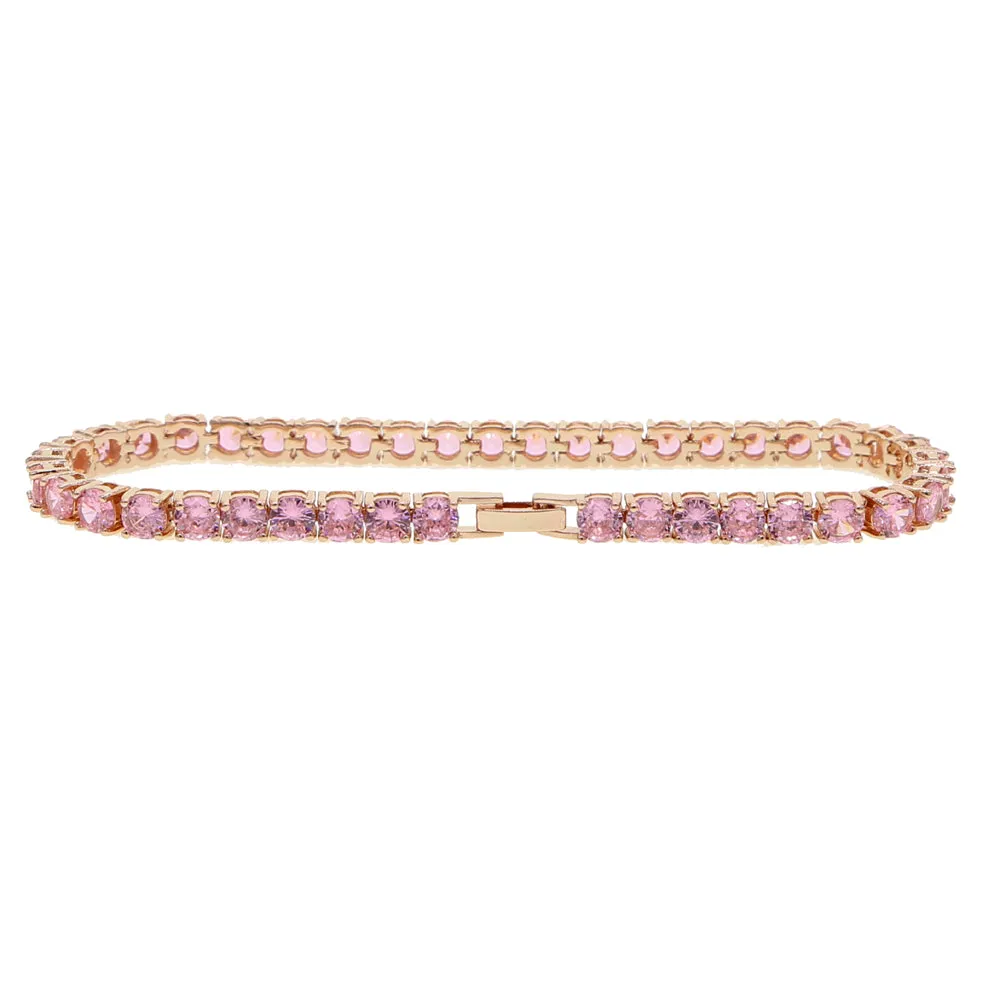 New 5A CZ Zircon Charm Anklet