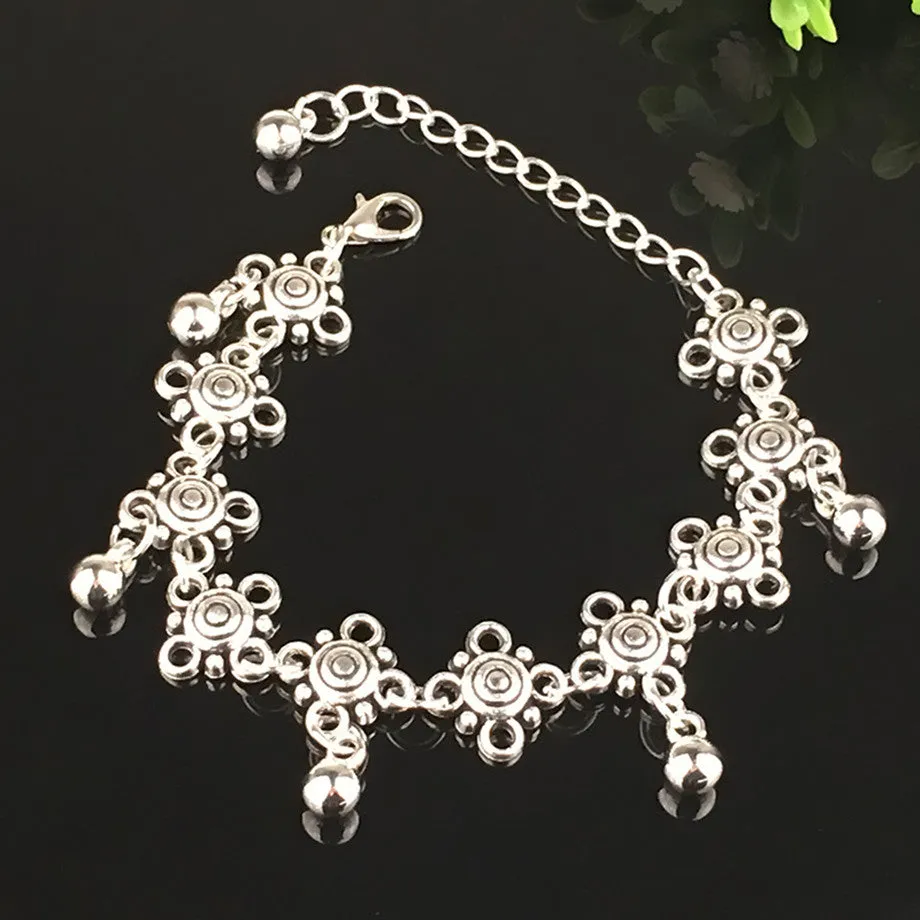 New Fashion Accessories Jewelry Silver Color Chain Anklet,