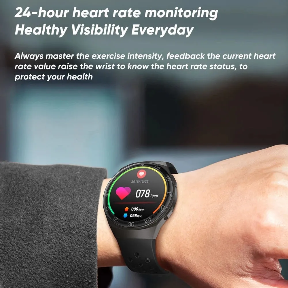New Smart Watch Men Full Touch Screen Sport Fitness Watch IP67 Waterproof Bluetooth For Android ios smartwatch Men box