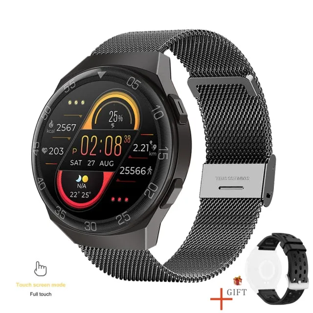 New Smart Watch Men Full Touch Screen Sport Fitness Watch IP67 Waterproof Bluetooth For Android ios smartwatch Men box