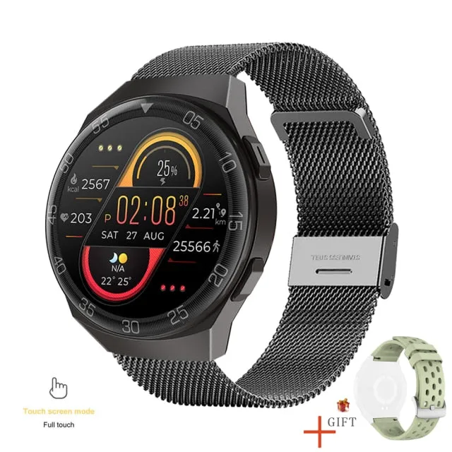 New Smart Watch Men Full Touch Screen Sport Fitness Watch IP67 Waterproof Bluetooth For Android ios smartwatch Men box