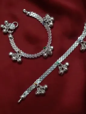 Newborn Silver Anklets (0-1 yr)