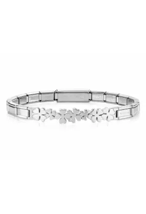 Nomination Trendsetter Infinity Four-leaf Clover Bracelet Stainless Steel