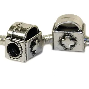 Nurse Bag Charm European Bead Compatible for Most European Snake Chain Bracelet