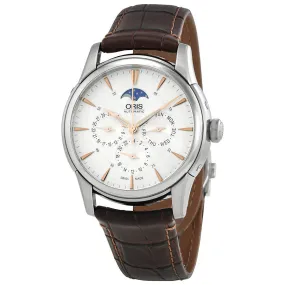 Oris Artelier Automatic Silver Dial Men's Watch 582-7689-4021BRLS 01 582 7689 4021-07 5 21 70FC