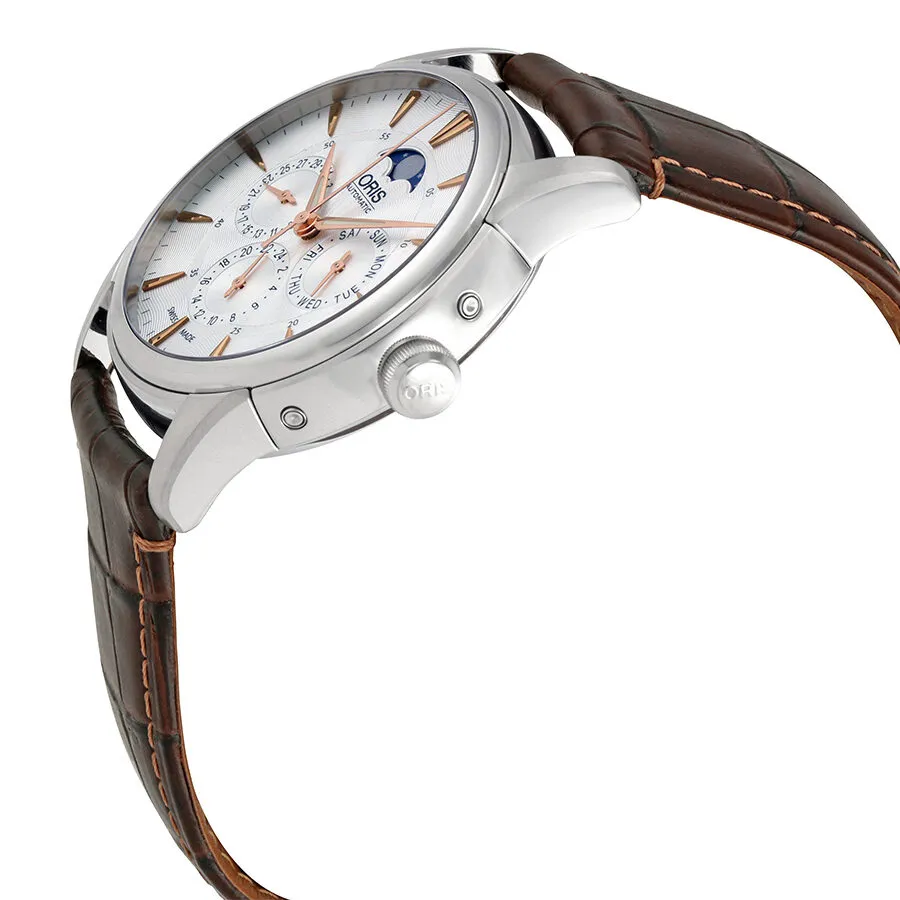Oris Artelier Automatic Silver Dial Men's Watch 582-7689-4021BRLS 01 582 7689 4021-07 5 21 70FC