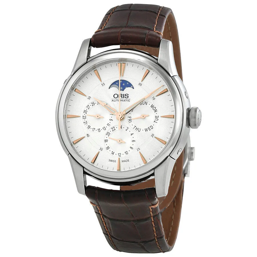 Oris Artelier Automatic Silver Dial Men's Watch 582-7689-4021BRLS 01 582 7689 4021-07 5 21 70FC