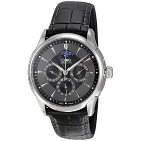 Oris Artelier Complication Moonphase Automatic Men's Watch 581-7592-4054LS 01 581 7592 4054 07 5 21 71FC
