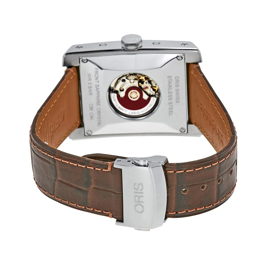 Oris Rectangular Automatic Silver Dial Men's Watch 582-7658-4071LS 01 582 7658 4071-07 5 23 70FC