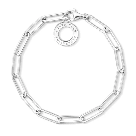 Paper Clip Chain Charm Bracelet | Thomas Sabo