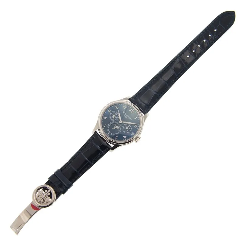 Patek Philippe Grand Complication Royal Blue Sunburst Dial Men's 18 Carat White Gold Watch 5327G