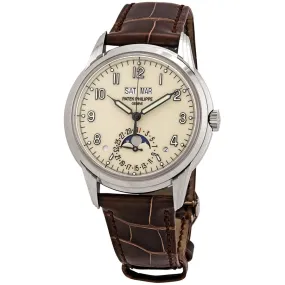 Patek Philippe Grand Complications Lacquered Cream Dial Automatic Men's Perpetual Calendar Watch 5320G-001