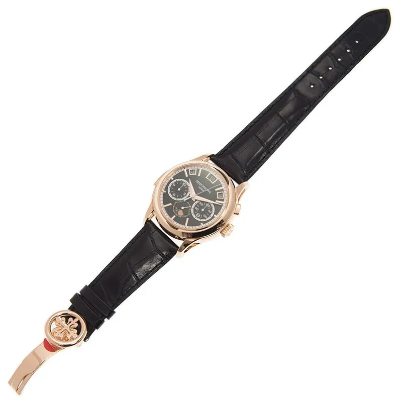 Patek Philippe Grand Complications Perpetual Chronograph Automatic Black Dial Unisex Watch 5208R-001