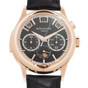 Patek Philippe Grand Complications Perpetual Chronograph Automatic Black Dial Unisex Watch 5208R-001